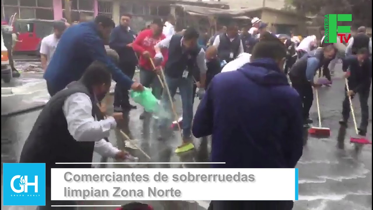 sansotei ramen Comerciantes de sobrerruedas limpian calles de la Zona Norte