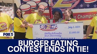 Z-Burger’s 2024 Independence Burger Eating Championship ends in tie