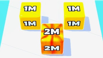 Jelly Run 2048 New Level - Gameplay Walkthrough - Episode 3 - All Levels - Tutorial, Merge Cubes