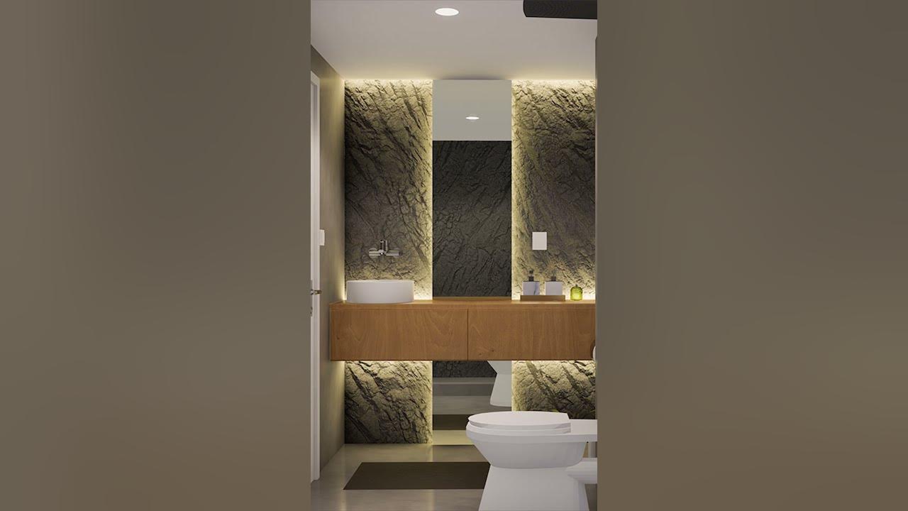 banheiro com luz indireta YouTube