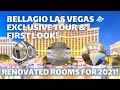 Bellagio Las Vegas Renovated Room Tour  - 1st Look at New Rooms for 2021 & Beyond + Spring Display!