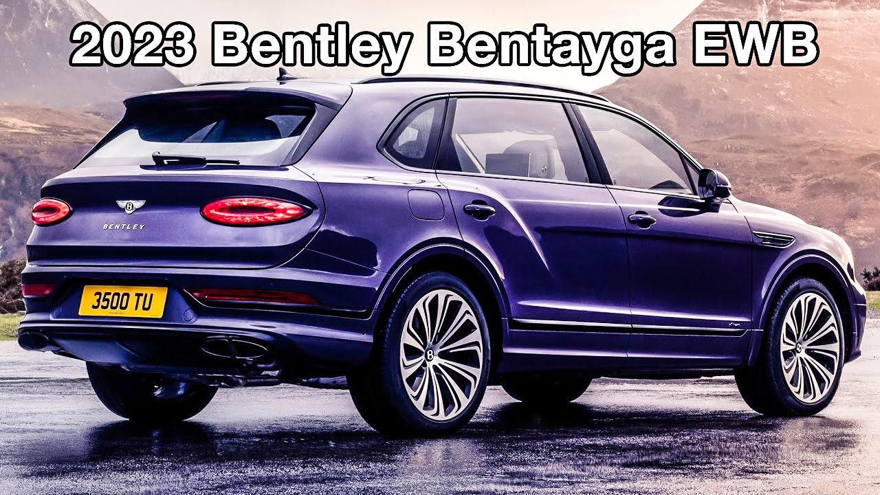 2023 Bentley Bentayga Extended Wheelbase in Grey Violet Exterior