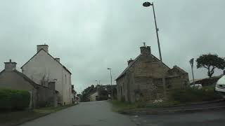 Driving On The D87 From 22110 Kergrist Moëlou To Kermabjean 22110 Glomel, France 10th September 2024