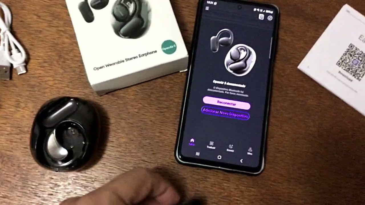 Teste de funcionamento - Fone de Ouvido Hyundai Tradutor