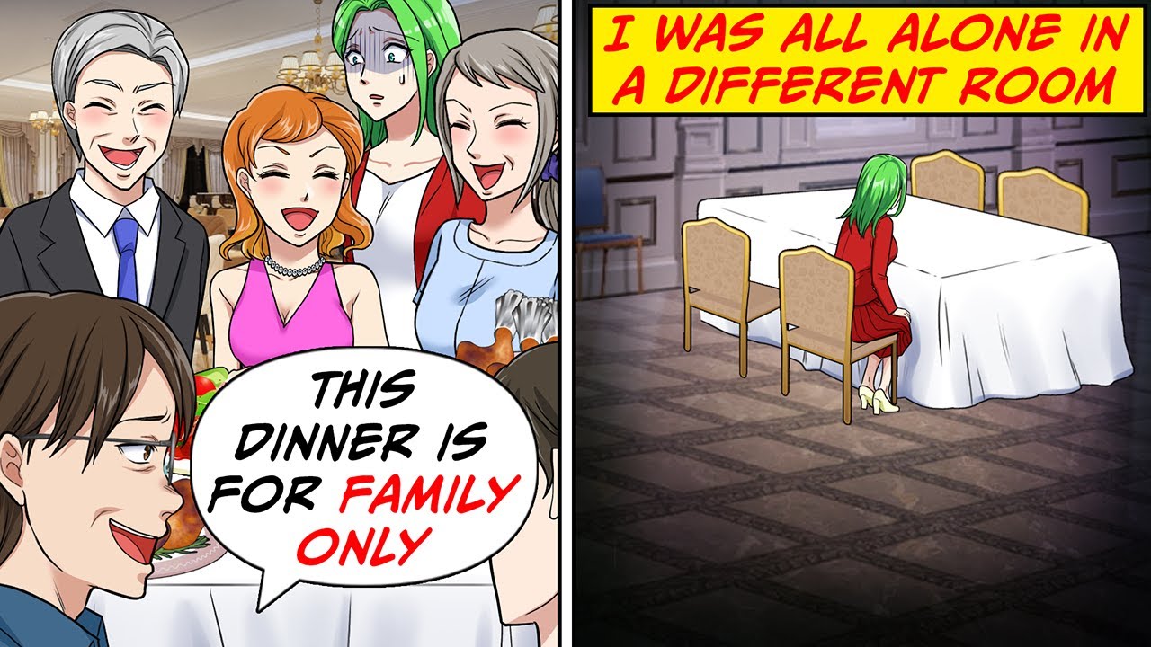 My mother in law invited us to dinner, but made me sit alone, which was a BIG mistake