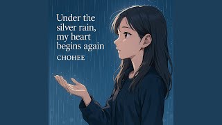 Under the silver rain, my heart begins again