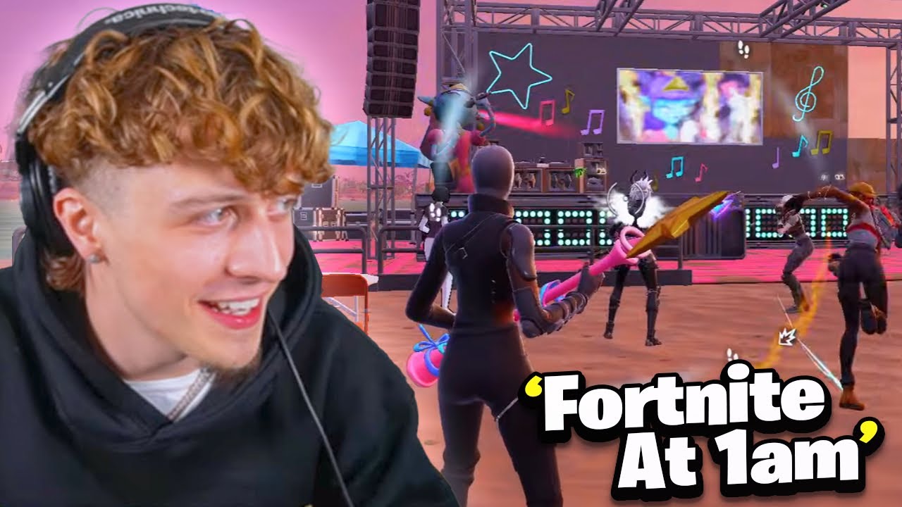 Shvfty Plays Fortnite At 1AM.. (FUNNY)