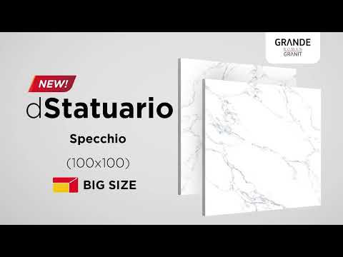 Pola Lantai Endmatch & Bookmatch dari RomanGranit koleksi dStatuario