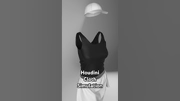 Houdini Cloth Sim - (Wip) Cap #3d