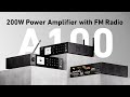 New A100 Wireless Power Amplifier With FM Radio New A100 Wireless Power Amplifier With FM Radio