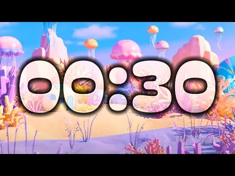 30 Seconds Minutes Countdown Timer – Cute Timers for Classroom Quiz