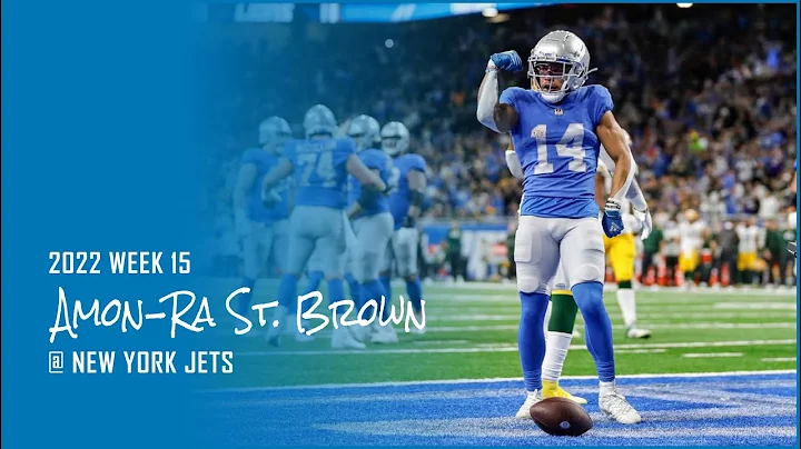 Amon-Ra St. Brown WR Detroit Lions | Every Target,...