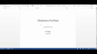 2Build a Profile- Modify Templates