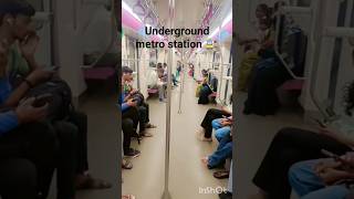 Pune underground metro station 🚉