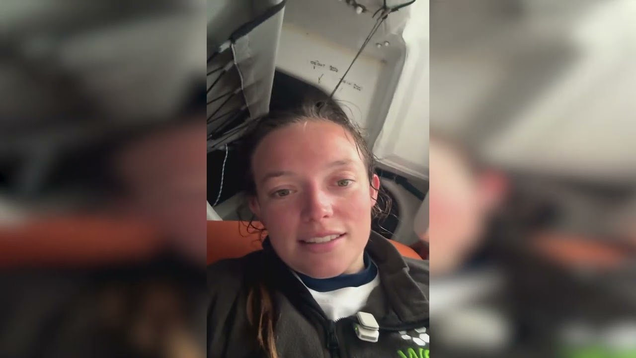 📹 Des conditions très musclées pour le skippers depuis cette nuit ! 🌊