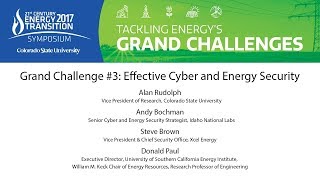 Grand Challenge #3 Effective Cyber and Energy Security