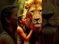 Lion With Woman in the Jungle | Wildlife video | Animals with Humans | Wildora zoon |