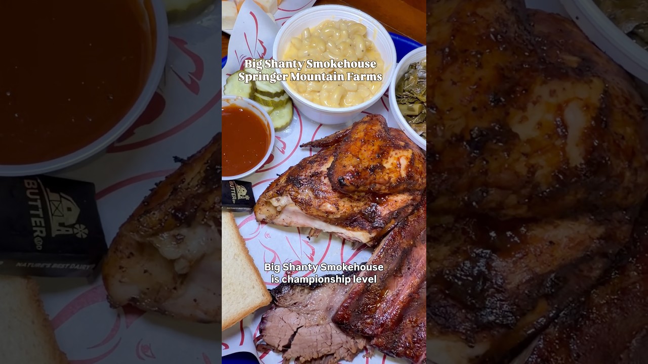 Big Shanty Smokehouse, курица Springer Mountain Farms: просто превосходное барбекю в Кеннесо, шта...