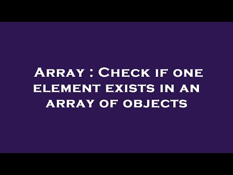 Array : Check