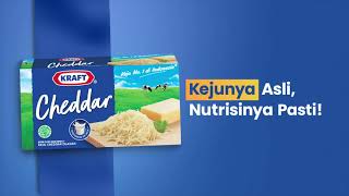 Kraft Cheddar Kejunya Asli,  Nutrisinya Pasti!