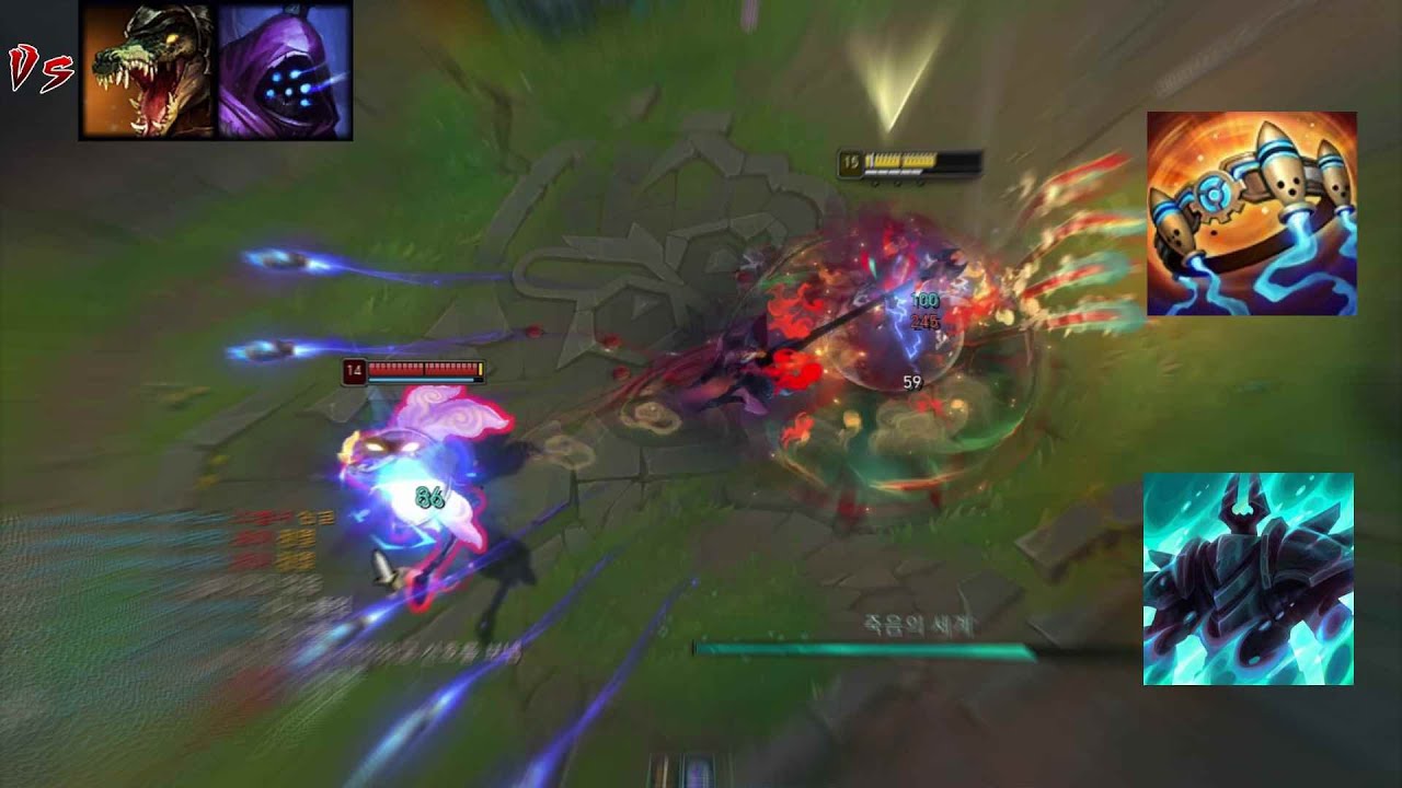 스몰더를 어미 곁으로 보내주는 친절한 망령 (Vs 레넥톤, 잭스)