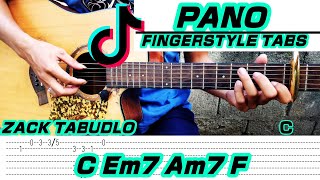 Video thumbnail of "Pano - Zack Tabudlo (Guitar Fingerstyle) Tabs + Chords"