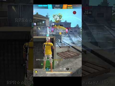 SVD KING 1 VS 3 #freefire #svd #1vs3_clutch #shortvideo