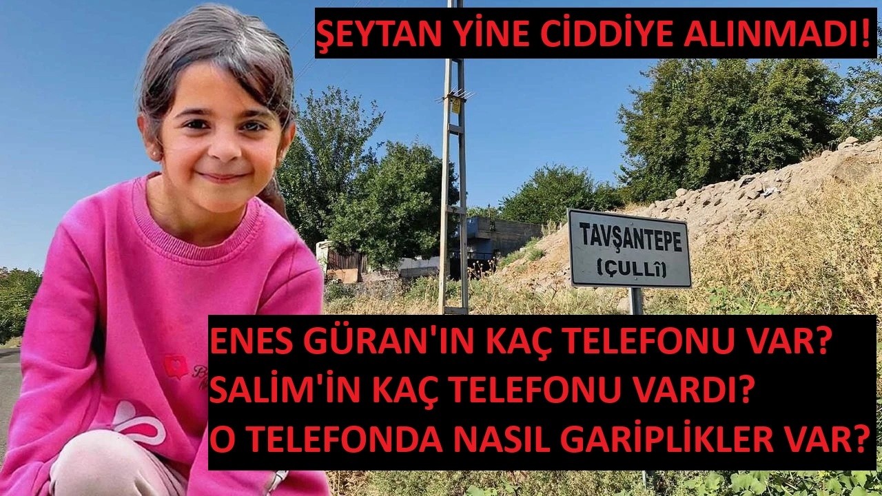 SALİM'İN VE ENES'İN TELEFONLARI HAKKNDA GARİPLİKLER! AVON-A.ATAŞ VE ŞEYTAN ÜÇGENİ!