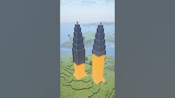 Minecraft Cobblestone Tower at Different Times #minecraft #shorts