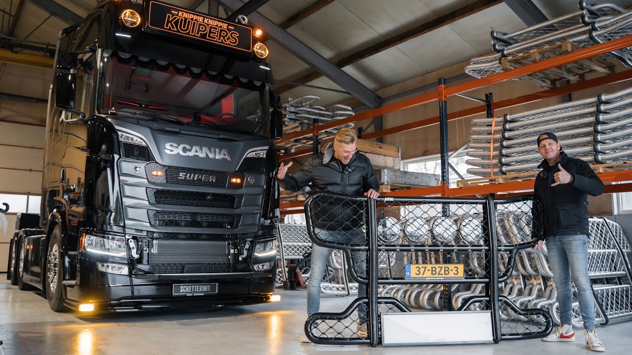 Langs MRK in Surhuisterveen om BULLBAR op mijn Scania te monteren! 😎