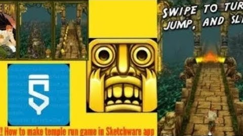 How to make Temple run in sketchware
