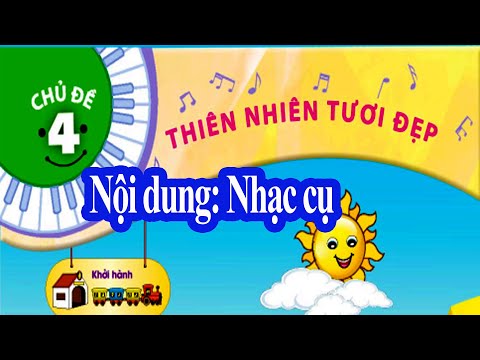 Tuần 15 - Âm nhạc -Tiết 16: Nhạc cụ: Song loan, thanh phách. + Thực hành đệm cho bài hát Giọt mưa và em bé. - Nhà ga âm nhạc