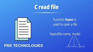 File Handling In C