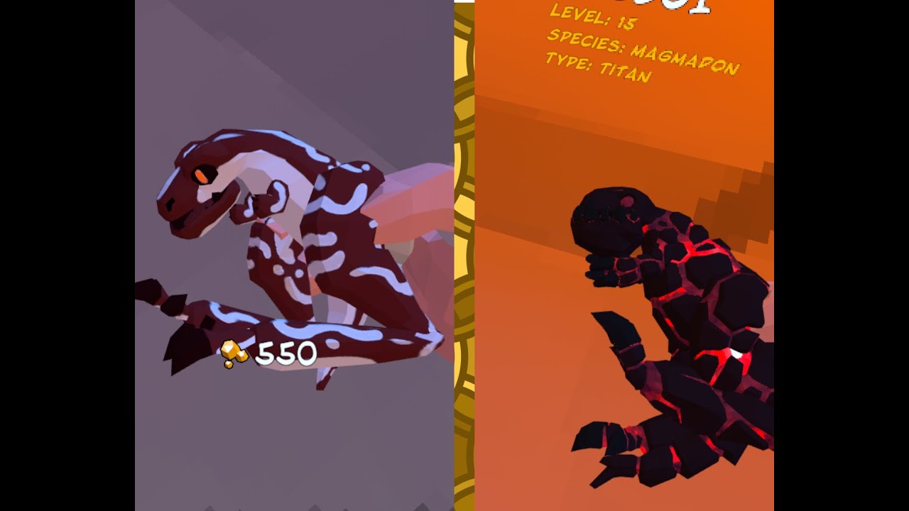 I traded from a newbiesaurus to a magmodon in ug vr! - YouTube