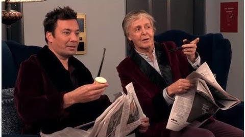 Paul McCartney y Jimmy Fallon sorprenden a fans