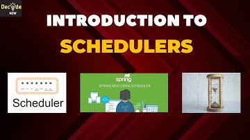 Introduction : Scheduler in Java | Spring Boot Job Scheduler