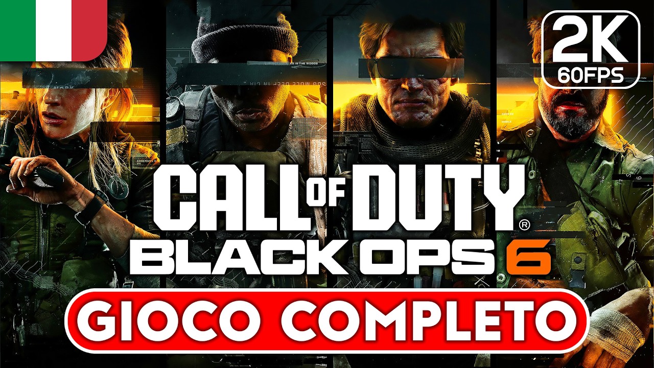 Call Of Duty Black Ops 6 PC - Gioco Completo ITA (No Commentary) 2K 1440p60 LongPlay Full Game