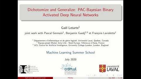 Dichotomize and Generalize: PAC-Bayesian Binary Activated Deep Neural Networks