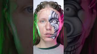 Cyberpunk makeup  #makeup #ukraine #cristinagoat #cyberpunk  #makeupartist #cosplay #sfx #cyberpunk