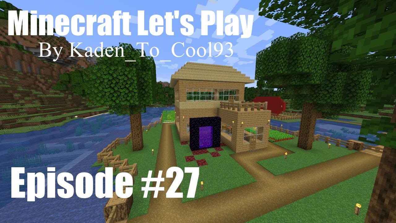 Minecraft Let's Play #27 | Working on the base - YouTube