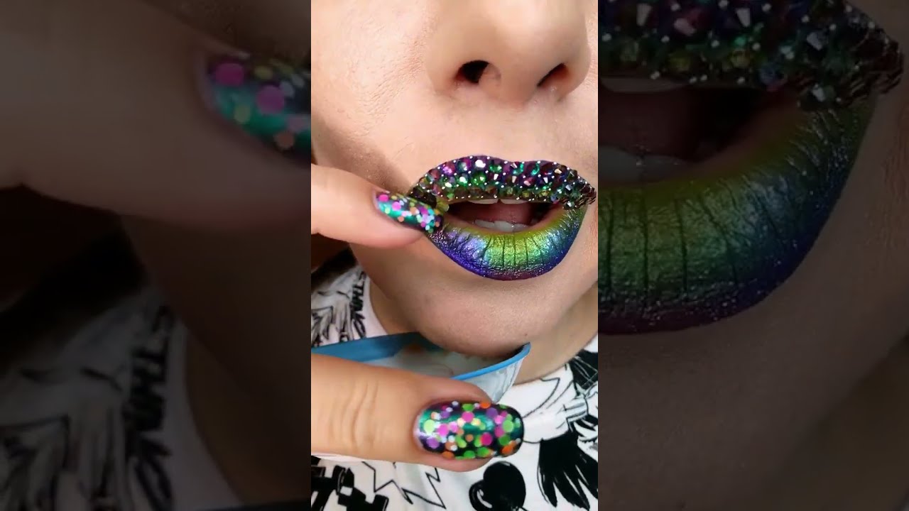 If only lip art were that quick!