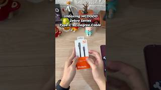 Unboxing MCDODO Zebra Series Type-C 90 Degree Data Cable #shopeeytdeals Unboxing MCDODO Zebra Series Type-C 90 Degree Data Cable #shopeeytdeals