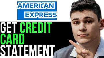 HOW TO GET CREDIT CARD STATEMENT OF AMEX 2025! (FULL GUIDE)