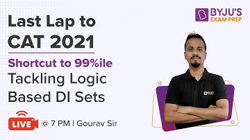Tackling Logic-Based DI sets | Last Lap to CAT Exam | CAT Data Interpretation and Logical Reasoning
