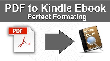How to convert pdf to Kindle epub or Mobi Ebook without losing format