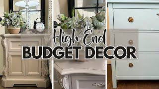 High End Decor on a Budget Use What You Have!
