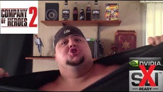 Angry Fat Guy - Company Of Heroes 2 Review No Sli Support