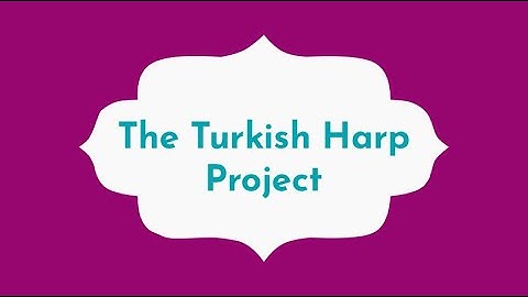 Turkish music on the Lever Harp: Nihavend Peşrev by Katip Çelebi, played by Tamsin Dearnley