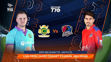 2025 Abu Dhabi T10 I Match 22 Highlights: Royal Champs vs Aspin Stallions | Season 9