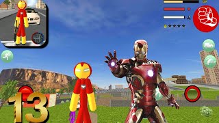 Iron Boy Stickman Rope Hero Mafia City #13 Android Gameplay screenshot 5